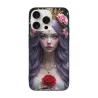 Coque pour iPhone 15/15 Pro/15 Pro Max avec Déesse Rose Fantaisiste - OKOMALL