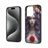 Coque pour iPhone 15/15 Pro/15 Pro Max avec Déesse Rose Fantaisiste - OKOMALL