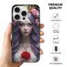 Coque pour iPhone 15/15 Pro/15 Pro Max avec Déesse Rose Fantaisiste - OKOMALL