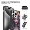 Coque pour iPhone 15/15 Pro/15 Pro Max avec Déesse Rose Fantaisiste - OKOMALL