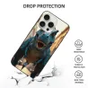 Coque pour iPhone 15/Pro/Max sur le thème des dinosaures - okomall