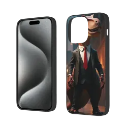 Étui Gentleman Élégant pour iPhone 15/15 Pro/15 Pro Max - OKOMALL