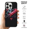 Coque pour iPhone 15/Pro/Max, motif d'épée d'ombre noire - okomall