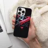 Coque pour iPhone 15/Pro/Max, motif d'épée d'ombre noire - okomall