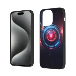 Coque pour iPhone 15 Pro/Pro Max style cyberpunk anneau étoile - OKOMALL