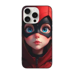 iPhone 15/Pro/Max 動漫少女手機殼 - okomall.com