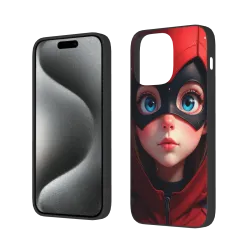 iPhone 15/Pro/Max 動漫少女手機殼 - okomall.com