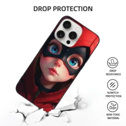 iPhone 15/Pro/Max 動漫少女手機殼 - okomall.com