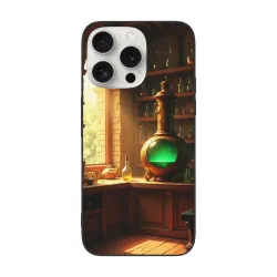 Coque vintage pour iPhone 15 sur le thème du bureau - okomall.com