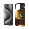 Coque vintage pour iPhone 15 sur le thème du bureau - okomall.com