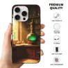 Coque vintage pour iPhone 15 sur le thème du bureau - okomall.com