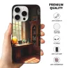 Coque pour iPhone 15/15 Pro/15 Pro Max sur le thème d'un bureau vintage - okomall.com