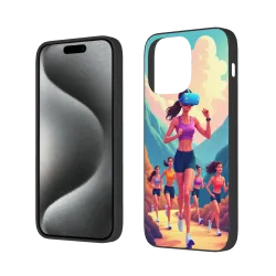 Coque de téléphone de course dynamique pour iPhone 15 Pro/Pro Max - OKOMALL