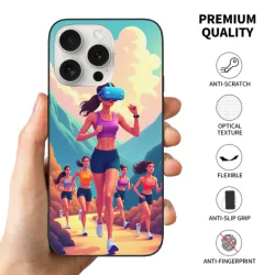 Coque de téléphone de course dynamique pour iPhone 15 Pro/Pro Max - OKOMALL