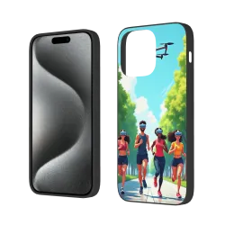 Coque de Course Dynamique pour iPhone 15 Pro/Pro Max - OKOMALL