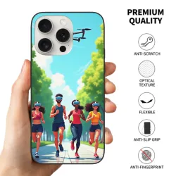 Coque de Course Dynamique pour iPhone 15 Pro/Pro Max - OKOMALL