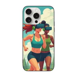 Coque pour iPhone 15/15 Pro/15 Pro Max avec motif de course énergique - OKOMALL