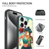 Coque pour iPhone 15/15 Pro/15 Pro Max avec motif de course énergique - OKOMALL