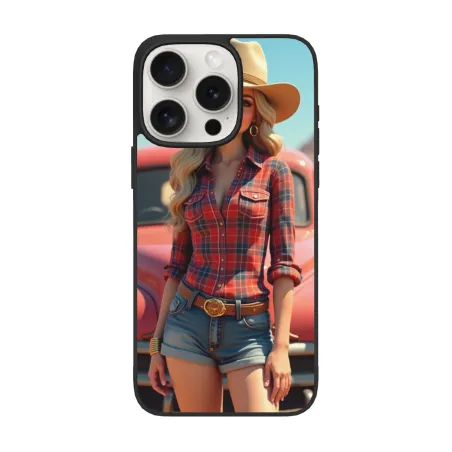 Coque pour iPhone 15/Pro/Max style cow-boy - okomall.com