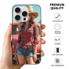 Coque pour iPhone 15/Pro/Max style cow-boy - okomall.com