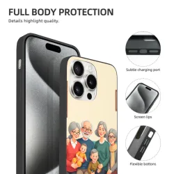 Coque de téléphone familiale et parent-enfant - iPhone 15 Pro/Pro Max | OKOMALL