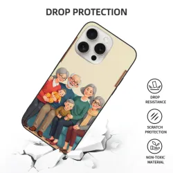 Coque de téléphone familiale et parent-enfant - iPhone 15 Pro/Pro Max | OKOMALL