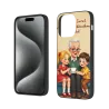 Coque avec personnages de dessin animé pour iPhone 15/15 Pro/15 Pro Max - Okomall