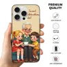 Coque avec personnages de dessin animé pour iPhone 15/15 Pro/15 Pro Max - Okomall