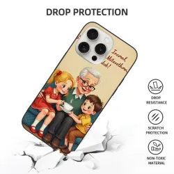 Coque avec personnages de dessin animé pour iPhone 15/15 Pro/15 Pro Max - Okomall