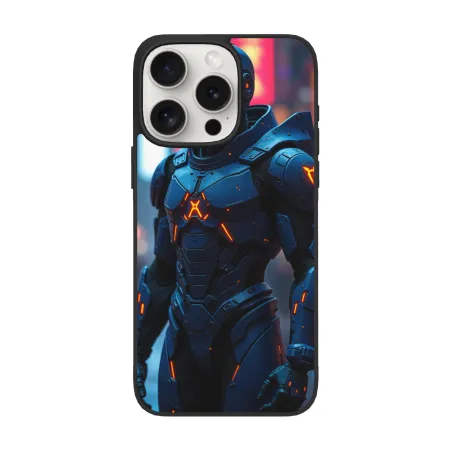 Coque futuriste de guerrier mécanique pour iPhone 15 Pro/Pro Max - okomall