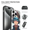 Coque pour iPhone 15/Pro/Pro Max avec fille d'anime - Style de rue énergique | OKOMALL