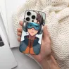 Coque pour iPhone 15/Pro/Pro Max avec fille d'anime - Style de rue énergique | OKOMALL