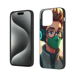 Coque de téléphone pour iPhone 15/Pro/Max, style anime tendance pour jeunes - OKOMALL