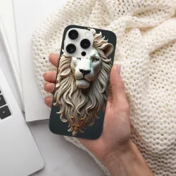 Coque 3D en relief de lion pour iPhone 15/Pro/Max - okomall