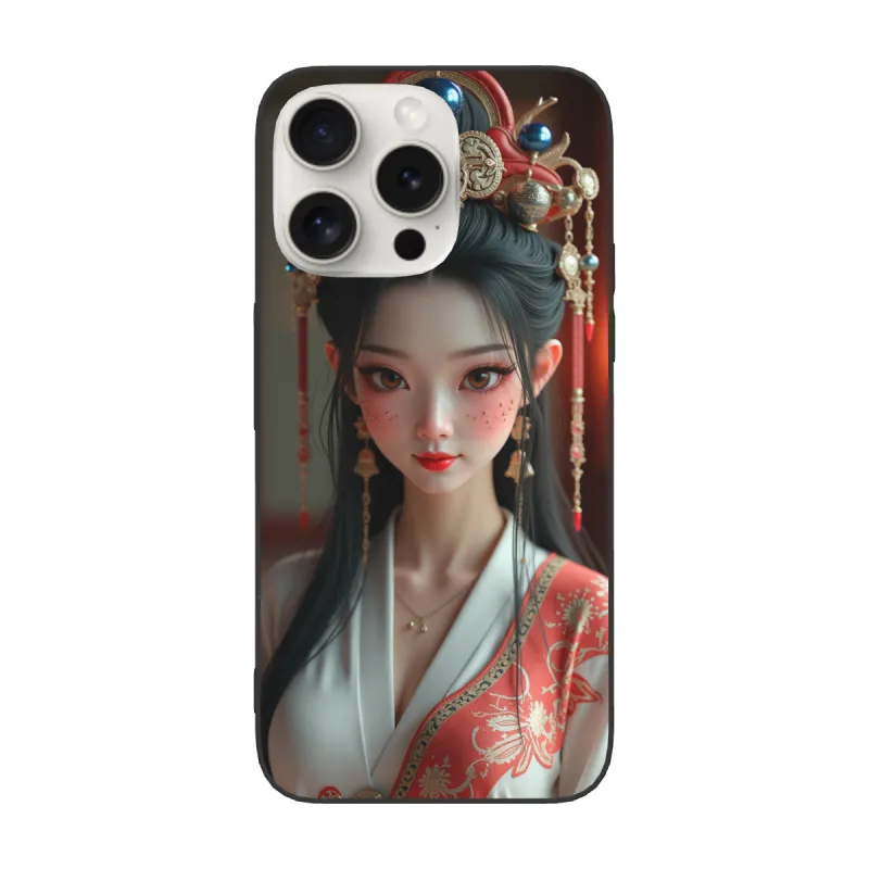 Coque pour iPhone 15/15 Pro/15 Pro Max sur le thème de Belles Concubines - okomall.com