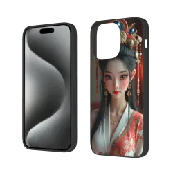 Coque pour iPhone 15/15 Pro/15 Pro Max sur le thème de Belles Concubines - okomall.com