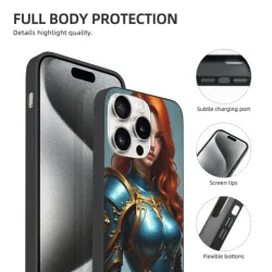 Coque pour iPhone 15/15 Pro/15 Pro Max 'Mystère de la nuit étoilée' - OKOMALL