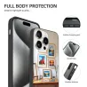 Coque pour iPhone 15/Pro/Max avec motif artistique de paysage - Maison chaleureuse | okomall