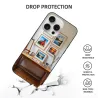 Coque pour iPhone 15/Pro/Max avec motif artistique de paysage - Maison chaleureuse | okomall