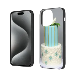 Coque pour iPhone 15/Pro/Max avec motif de gâteau à la crème onirique - okomall.com