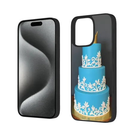 Coque pour iPhone 15 Pro/Pro Max avec motif de gâteau de mariage de rêve - OKOMALL