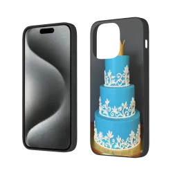 Coque pour iPhone 15 Pro/Pro Max avec motif de gâteau de mariage de rêve - OKOMALL