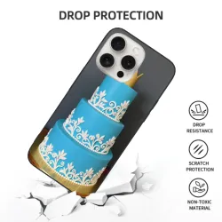 Coque pour iPhone 15 Pro/Pro Max avec motif de gâteau de mariage de rêve - OKOMALL