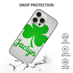 iPhone 15/Pro/Max 三葉草手機殼 - okomall 個性定制