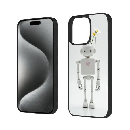 Coque robot de dessin animé pour iPhone 15/Pro/Max - OKOMALL