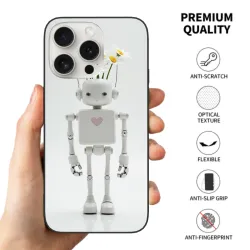 Coque robot de dessin animé pour iPhone 15/Pro/Max - OKOMALL