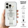 Coque robot de dessin animé pour iPhone 15/Pro/Max - OKOMALL