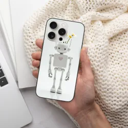 Coque robot de dessin animé pour iPhone 15/Pro/Max - OKOMALL