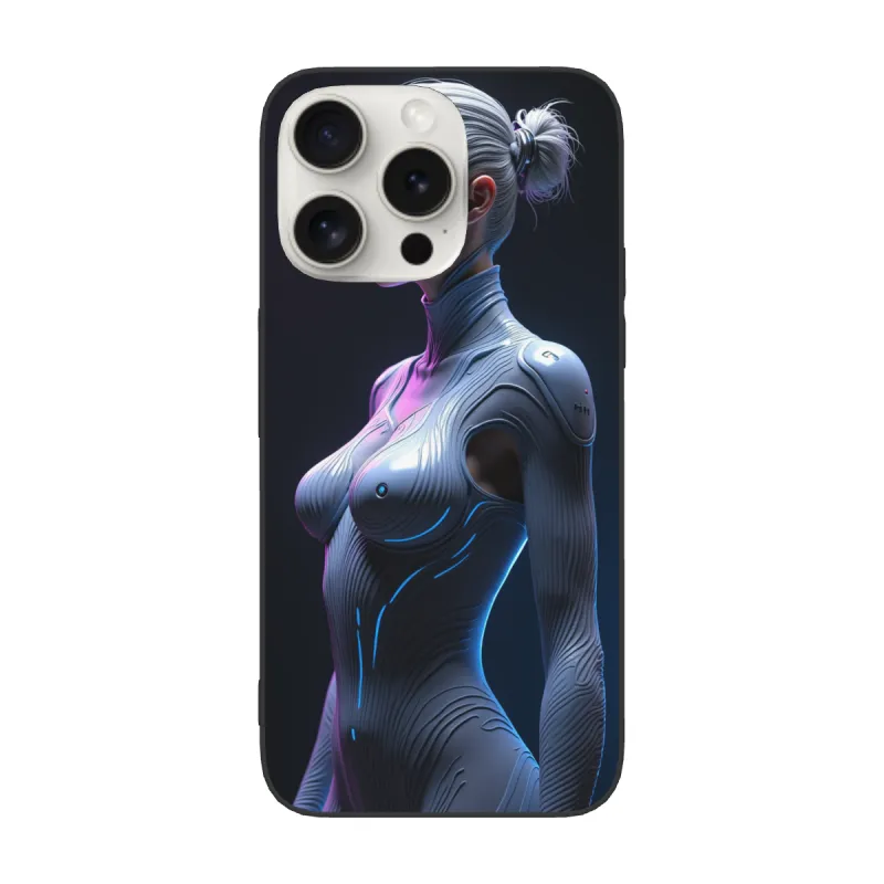 Funda Cyberpunk Future Girl para iPhone 15 Pro/Pro Max - okomall.com