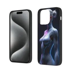 Funda Cyberpunk Future Girl para iPhone 15 Pro/Pro Max - okomall.com